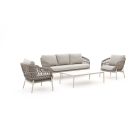 Bellagio Cupello Sessel-Sofa Lounge-Set 4-teilig