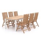 Sunyard Veronica/Linosa 240cm dining tuinset 7-delig verstelbaar