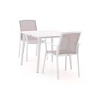 Bellagio Dranera/Sora 90 cm Gartenmöbel-Set 3-teilig stapelbar