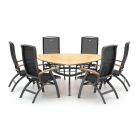 Hartman Da Vinci/Triangular 170 cm Gartenmöbel-Set 7-teilig