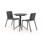 Forza Narni/Aziano ø60cm dining tuinset 3-delig stapelbaar
