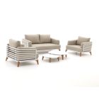 Bellagio Esenta Sessel-Sofa Lounge-Set 5-teilig