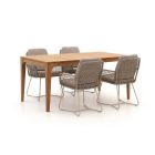 Intenso Trasimeno/Bruca 170 cm Gartenmöbel-Set 5-teilig