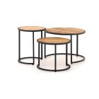 Forza Mosi Beistelltisch Outdoor 3-teilig
