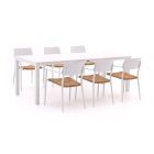 Bellagio Cino/Menzano 220 cm Gartenmöbel-Set 7-teilig stapelbar