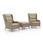 Intenso Gabri Balkonmöbel-Set Lounge 3-teilig