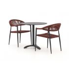 Manifesto Belpasso/Lisio ø 80 cm Gartenmöbel-Set 3-teilig stapelbar