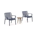 Forza Cali/ROUGH-K Balkonmöbel-Set 3-teilig