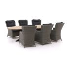 Intenso Milano/ROUGH-Y Ellips 280 cm Gartenmöbel-Set 7-Teilig