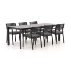 Bellagio Rumo/Sestino 220 cm Gartenmöbel-Set 7-teilig stapelbar