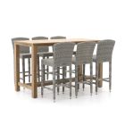 Intenso Sergio/ROUGH-X 180 cm Gartenbar-Set 7-teilig