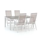 Bellagio Avenza/Fidenza 183 cm Gartenmöbel-Set 5-teilig verstellbar