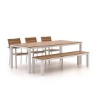 Bellagio Fidenza 220 cm Gartenmöbel-Set mit Sofa 5-Teilig Stapelbar