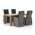 Intenso Umbria/ROUGH-X 180 cm Gartenmöbel-Set 5-teilig verstellbar