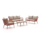 Manifesto Celante/ROUGH-K Sessel-Sofa Lounge-Set 4-teilig
