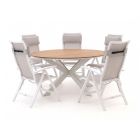 Bellagio Lugo/Fidenza ø 149 cm Gartenmöbel-Set 6-teilig verstellbar