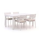 Bellagio Rumo/Menzano 160 cm Gartenmöbel-Set 5-teilig stapelbar