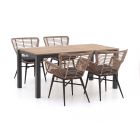 Intenso Asti/Lagundo 180 cm Gartenmöbel-Set 5-teilig