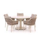 Apple Bee Milou/Melville ø 140 cm Gartenmöbel-Set 6-teilig