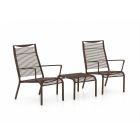 Apple Bee Hawaii Lounge Balkonmöbel-Set 3-teilig stapelbar