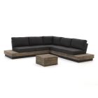 Bellagio Pilago/ROUGH-C Ecklounge-Set 4-teilig