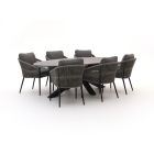 Bellagio Mineo/Induno Ellips 240 cm Gartenmöbel-Set 7-teilig