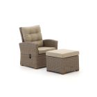 Intenso Mazzano Gartensessel verstellbar mit Hocker