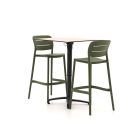 Forza Pazzia/Canzo 70 cm Gartenbar-Set  3-teilig stapelbar verstellbar