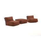 Manifesto Lonato Sitzsack Lounge Balkon-Set 3-teilig