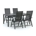 Bellagio Avenza/Fidenza 183 cm Gartenmöbel-Set 5-teilig verstellbar