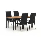 Bellagio Avio/Fidenza 160 cm Gartenmöbel-Set 5-teilig stapelbar