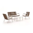 Bellagio Caronia Sessel-Sofa-Lounge-Set 4-teilig