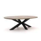 Bellagio Induno Ellips Low Dining Gartentisch 240x120 cm