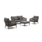 Bellagio Mineo Sessel-Sofa Lounge-Set 4-teilig