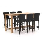 Forza Sironi/ROUGH-X 180 cm Gartenbar-Set 7-teilig