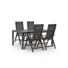 Hartman Troy/Fidenza 183 cm Gartenmöbel-Set 5-teilig verstellbar