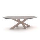 Bellagio Induno Ellips Low Dining Gartentisch 240x120 cm