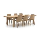 Hartman Flow/Almeria 280 cm Gartenmöbel-Set 7-teilig