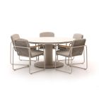 Bellagio Sordio/La Fonte ø 150 cm Gartenmöbel-Set 6-Teilig Stapelbar