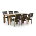 ROUGH Batang/ROUGH-S 220 cm Gartenmöbel-Set 7-teilig stapelbar