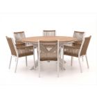 Manifesto Rivola/Fidenza ø 149 cm Gartenmöbel-Set 7-teilig