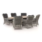 Intenso Milano/ROUGH-Y Ellips 240cm lounge-dining tuinset 7-delig