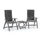 Bellagio Fermo/Bova Balkonmöbel-Set 3-teilig verstellbar