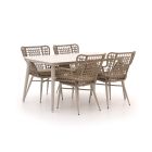 Intenso Busso/Sora 160 cm Gartenmöbel-Set 5-teilig