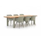 Hartman Flow/Almeria 280 cm Gartenmöbel-Set 7-teilig