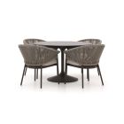 SUNS Santorini/Nova ø 120 cm Gartenmöbel-Set 5-teilig