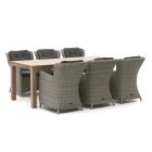 Intenso Milano/ROUGH-S 220 cm Gartenmöbel-Set 7-teilig
