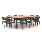 Manifesto Belpasso/Linosa 240x160 cm Gartenmöbel-Set 11-teilig stapelbar