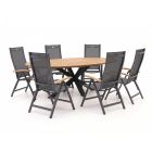 Hartman Troy/Stephanie 240 cm Gartenmöbel-Set 7-teilig verstellbar