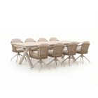 Manifesto Tolmezzo/Citadella 280/340 cm Gartenmöbel-Set 9-teilig drehbar ausziehbar